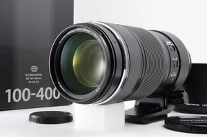[MINT BOX] OLYMPUS M.ZUIKO DIGITAL ED 100-400mm F/5.0-6.3 IS w/Hood From JAPAN - Picture 1 of 24