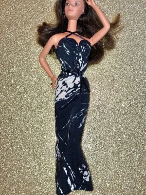 Barbie Vintage Best Buy Fashion Superstar Era Black & White Halter Dress 3634 - Image 1 of 4