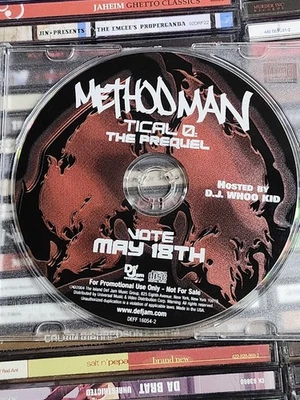 Method Man Tical 0 The Prequel CD Sampler Promo DJ Whoo Kid Rare HTF OOP Wu-Tang Foto 1 de 2