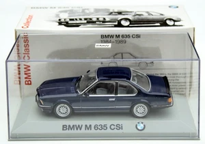 BMW M 635 CSI Coupé E24 Bj. 1984-1989, dunkelblau-metallic, Minichamps M. 1:43 - Bild 1 von 10
