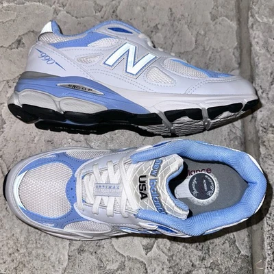 New Balance 990 v3 EE. UU. Heritage Zapatos Estrecho Tenis 7 AA Mujeres W990WB3 Foto 1 de 4