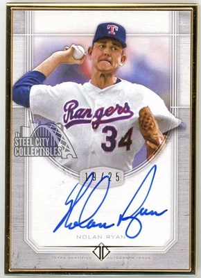 Nolan Ryan 2017 Topps Transcendent Autograph Card #TCA-NR 19/25 - Image 1 of 2