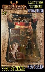 Piratas del Caribe Hombre muerto pecho Elizabeth Swann (disfrazado de pirata) 2006 - Imagen 1 de 4