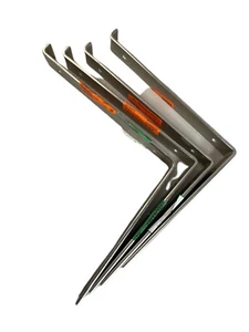 12 Zoll dekorative geschmiedete Stahl Schwerlast Regal Halterung Menge 4 NEU - Bild 1 von 2