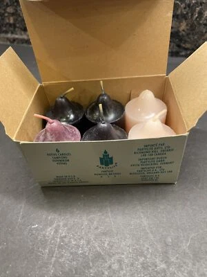 PARTYLITE 6-pack VOTIVE Candles 3 BLACK CHERRY & 3 Other Scents  Never Used - Photo 1/4