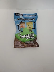 Minecraft Backpack Buddies Character Book Bag Keychain Clip Steve Blind Bag - Picture 1 of 3