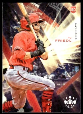 2022 Panini Diamond Kings TJ Friedl Rookie Cincinnati Reds #83 R132 - Image 1 of 2