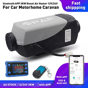 PPAP bluetooth APP 5KW Diesel Air Heater 12V/24V For Car Motorhome Caravan AU - Picture 1 of 14