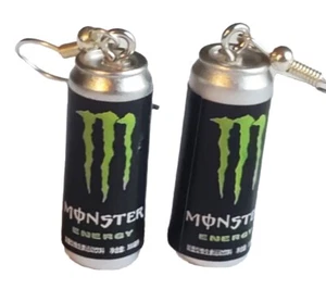 Energy Drinks Beer Alcohol Liquor Whiskey Fun Party Bottle Cans Earrings 👻🧲BAG - Picture 1 of 12