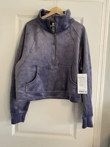 Size XL/XXL Lululemon Scuba Oversized Funnel-Neck Half Zip Velvet NFAL new - Picture 1 of 4