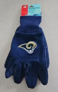 Los Angeles Rams Utility Gloves - Blue - NWT - Picture 1 of 3