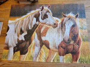 300 piece jigsaw puzzle Two Paints By Cynthie Fisher 15.5x18 COMPLETE! - Picture 1 of 9