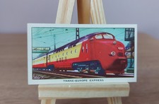 Kelloggs The Story of the Locomotive Trade Card No 1 Trans-Europe Express