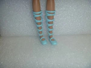 Barbie Shoes - Lighter Blue Multi Strap Flats~*~Fit Post 2015 Flat Foot Barbies - Picture 1 of 4