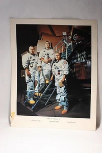 Rare Vintage Crew of Apollo 8 Photo . Photo No 68 - HC - 730 Size 14''x 11'' - Picture 1 of 9