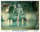 Barrage sur le fleuve Jaune 1960 carte de lobby originale statue tibétaine chinoise