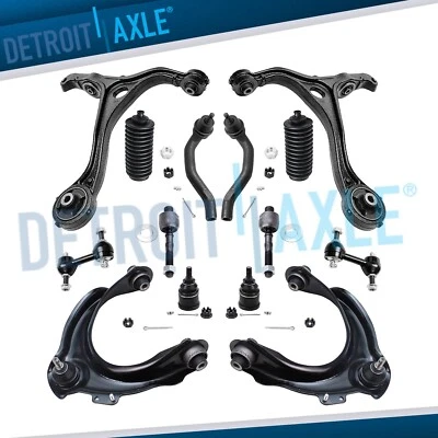 14pc Front Upper Lower Control Arms Suspension Kit for 2003 - 2007 Accord TSX - Image 1 of 4