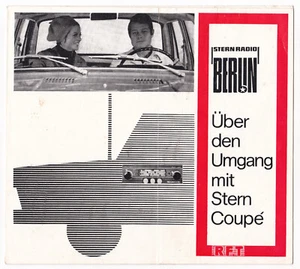 VEB Kombinat Stern-Radio Berlin 1970 Autoradio Einbau Prospekt Stern-Coupé RFT - Picture 1 of 7