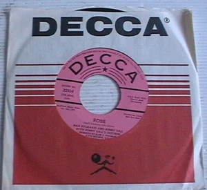 MAX BYGRAVES KENNY BALL HARMONIZE ROSIE RARE DECA USA PROMOTION DEMO 45 32104 - Picture 1 of 3