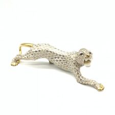 HEREND Porcelain figurine Tiger Gold ornament Japanese zodiac