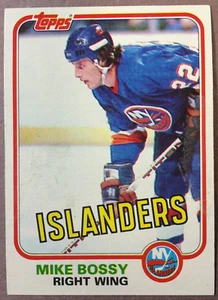 1981-82 Topps Hockey ""Set Break"" #4 Mike Bossy New York Islanders" - Imagen 1 de 1