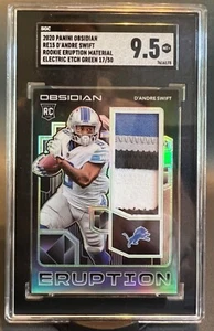 2020 Obsidion D'Andre Swift RC Eruption Material SGC 9.5 - Bild 1 von 2