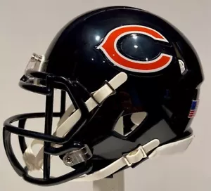 Chicago Bears Justin Fields Custom Mini Riddell Football Helmet - Ohio State - Picture 1 of 7