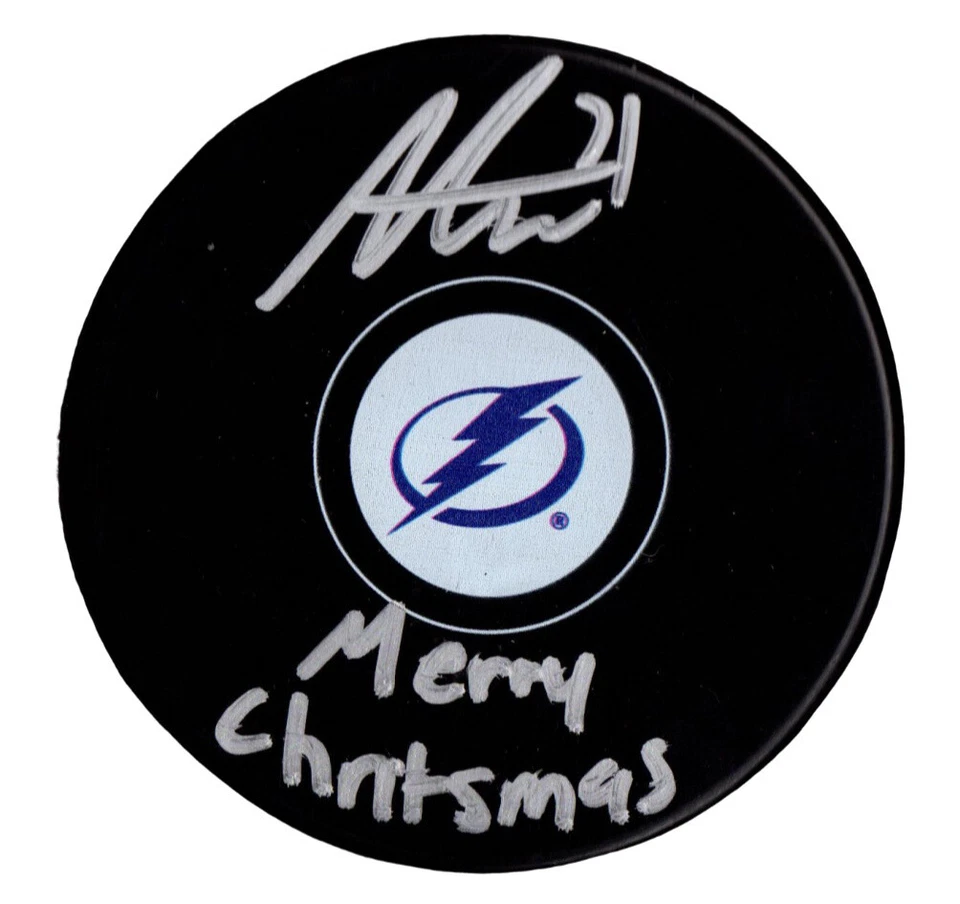 Anthony Cirelli autographed signed inscribed puck NHL Tampa Bay Lightning PSA - Image 1 of 1