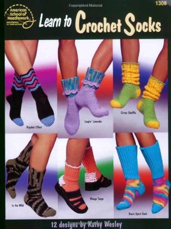 Learn To Crochet Socks Pattern - Image 1 of 1