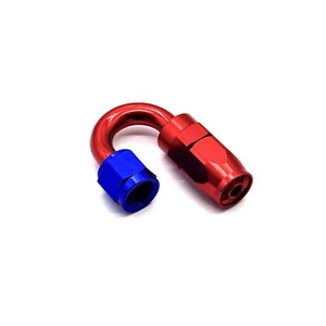 Raccordo in alluminio 180° blu/rosso cruscotto 6 - Foto 1 di 2
