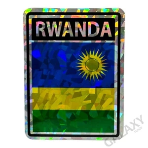 Rwanda Sticker / Rwanda Flag Sticker / "3 x 4" Rwanda Sticker - Picture 1 of 1