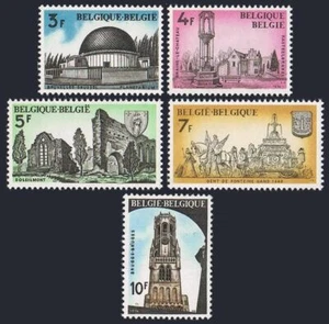 Belgium 871-875, MNH. Michel 1770-1774. Historic Buildings and Monuments, 1974. - Picture 1 of 1