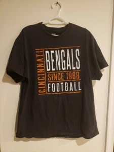 Junk Food NFL Cincinnati Bengals Football Since 1968 Men’s T-Shirt Size XL - Picture 1 of 4