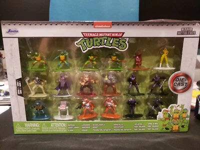 Nickelodeon Teenage Mutant Ninja Turtles Nano Metalfigs ¡18 figuras fundidas a presión! Nuevo en caja Foto 1 de 4