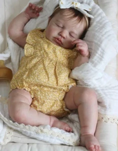 Realistic Vinyl Reborn Doll Handmade Soft Newborn Baby Girl Toy Doll Accessories - Picture 1 of 6