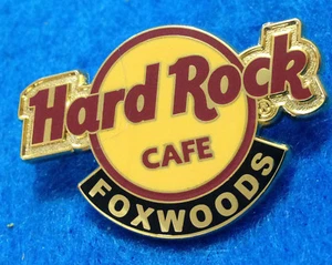 FOXWOODS USA HRC RED LINE CIRCLE LOGO 4 LINES OVAL HOLO Hard Rock Cafe PIN - Picture 1 of 1