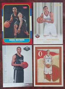 Russell Westbrook RC Lot 4 Card Fleer Retro Skybox Co-signers 593/2008 Murad Red - Picture 1 of 2