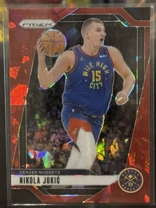 2024-25 Panini Prizm - Nikola Jokić #129 Red Ice Prizm - Picture 1 of 2