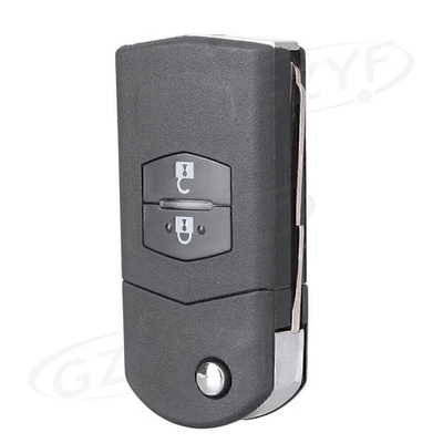 Remote Electric 2 Buttons Key Shell Fob Case Cover For Mazda 3 5 6 2006-2013 - Image 1 of 4