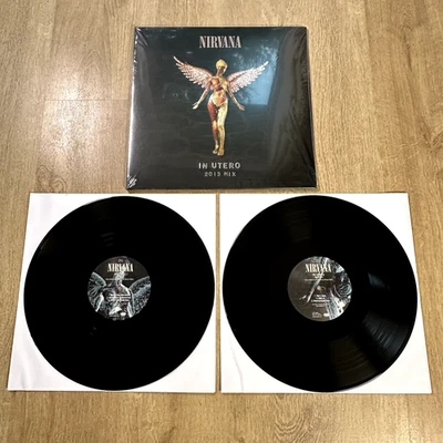Nirvana In Utero 2013 Steve Albini Mix Vinyl Record Album 1st Pressing EU - Bild 1 von 4