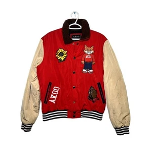 Akoo Crew Love Bomber Chaqueta Universitaria Hombre Grande Streetwear Urbano Exterior - Imagen 1 de 9