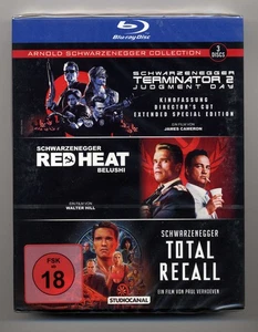 Blu-Ray ARNOLD SCHWARZENEGGER COLLECTION (Terminator 2/Red Heat/Total Recall) - Bild 1 von 2
