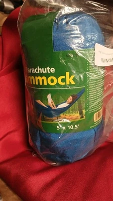 Hamaca de camping Coghlans 126" 10,5 pies x 5 pies material de paracaídas azul MÁS DE 10 PIES  Foto 1 de 4