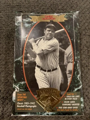 1994 Conlon Collection Historical Baseball Photography Cards- Factory Sealed Box - Image 1 of 4