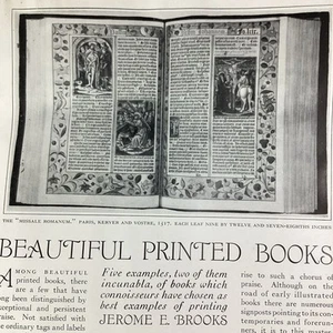 Beautiful Printed Books Print Article 1924 Original Rare Antique Brooks - Picture 1 of 12