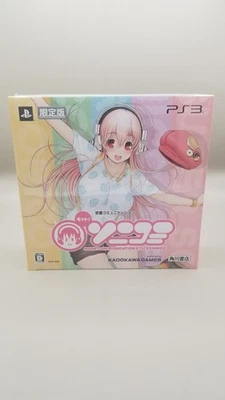 PS3 Motto! SoniComi Limited Edition Japan Game Set Super Sonico Figure Towel Box - Image 1 of 4