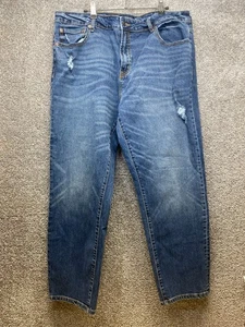 Aeropostale Jeans Herren 38x30 (38x28) blau sportlich Slim Stretch Distressed - Bild 1 von 9
