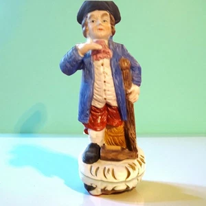 Vintage Peg-Leg Pirate Figurine—Chalkware Ceramic (Japan, 1950s–60s) - Picture 1 of 10