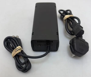 GENUINE MICROSOFT XBOX 360S SLIM POWER SUPPLY BRICK WITH CABLE WORKS PERFECT - Picture 1 of 6