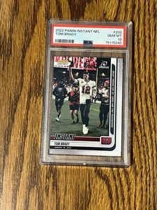 2022 Panini Instant NFL #202 Tom Brady PSA 10 - Final Game - Bild 1 von 4
